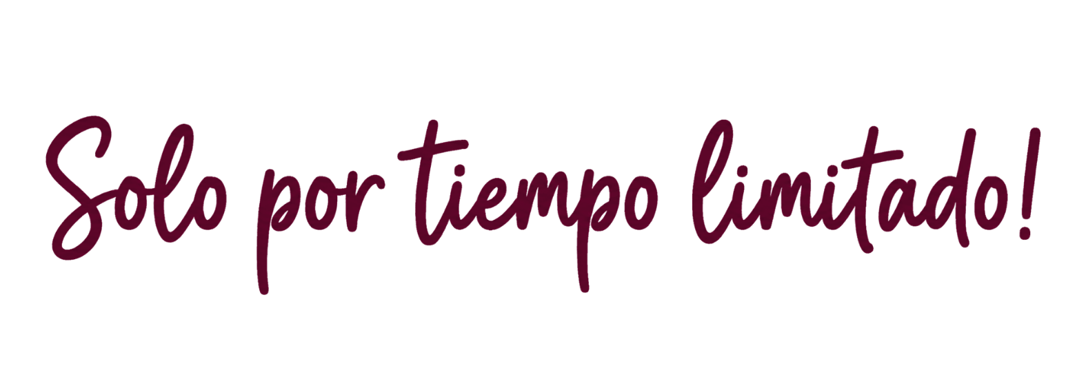 texto solo por tiempo limitado